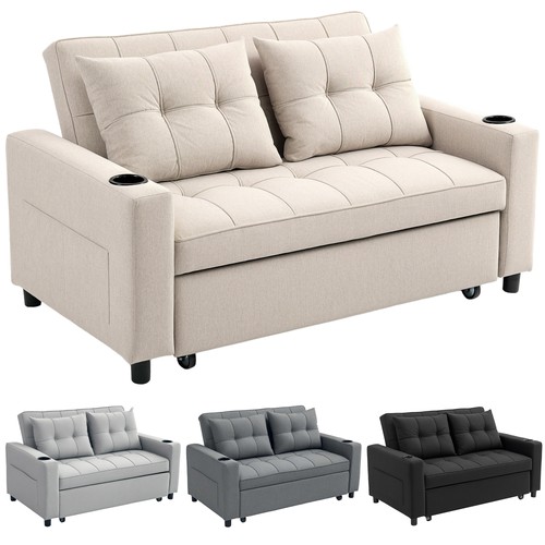 Homcom seater sofa bed - 2,