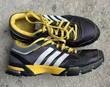 Vintage Women’s Adidas Marathon ‘10 Running Sneakers Yellow Grey Black Size 9
