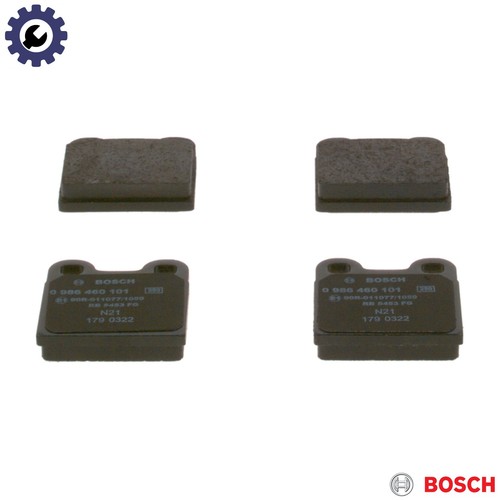 Brake pad set disc - brake, 986