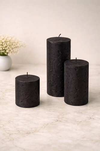 Pillar candles hand finished - candles,