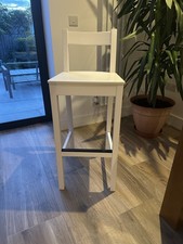 IKEA Nordviken White Bar Stool High Chair