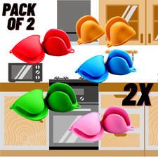 2pcs Oven Mitts Silicone Heat