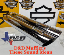 D&D 4" Mufflers Harley Touring