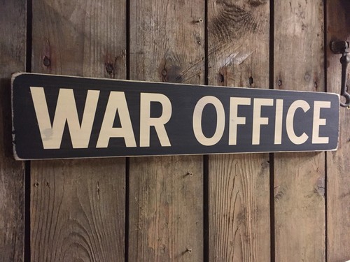 War office sign mod army - war,
