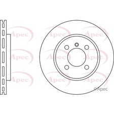 2x Brake Discs Vented For BMW