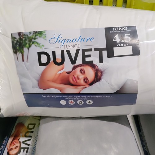 Tog king duvet - 100%, cotton