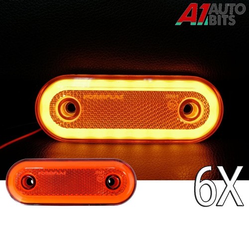 Oval neon led - neon, orange