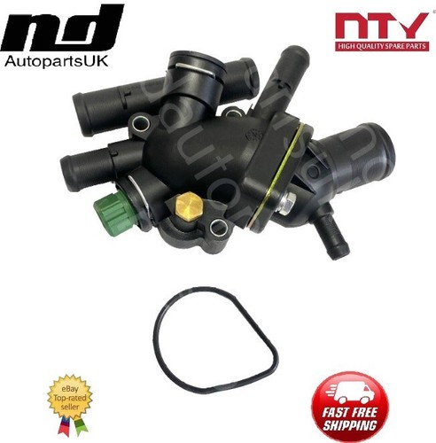 Coolant thermostat housing - thermostat, for