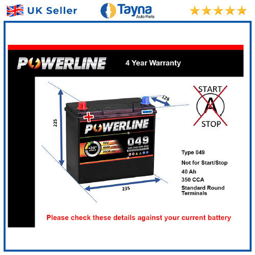 Car battery 049 - 049,