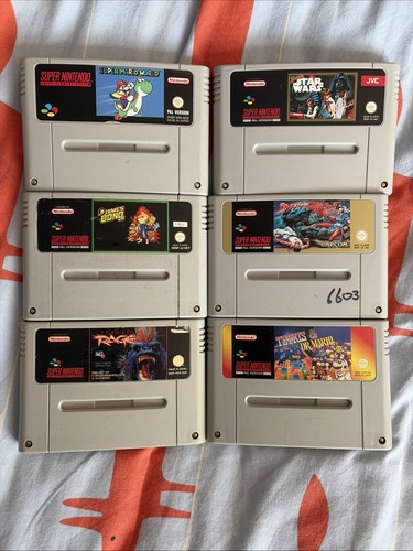 Snes cart bundle - x, 6