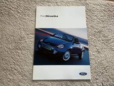 Ford StreetKa brochure Sept 2004  in VGC