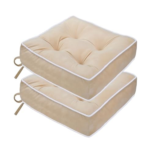 Outdoor tufted chair cushion - ,