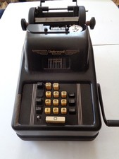 Antique Adding Machine / Calculator- Underwood Sundstrand USA