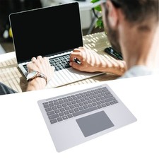 Silver Laptop Palmrest