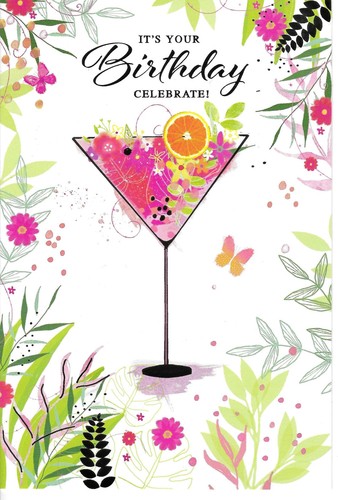Open female happy birthday - happy,