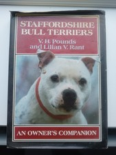 Staffordshire bull terriers an owners companion book vh pounds & v. rant 