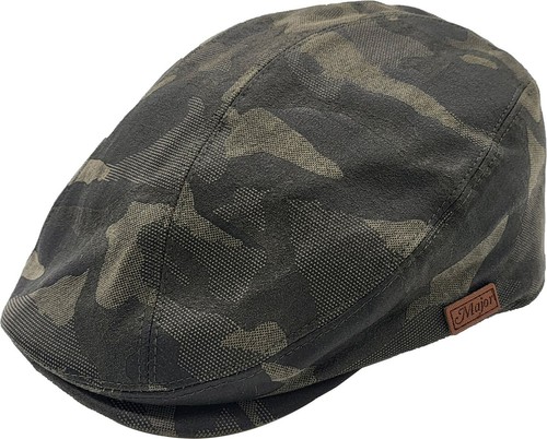 Wax flat cap camouflage - camouflage, water