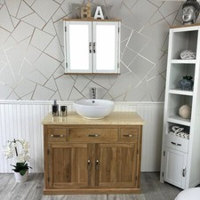 Bathroom Vanity | Solid Oak