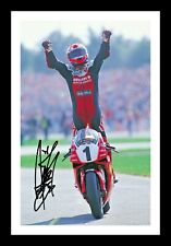 CARL FOGARTY - MOTOGP AUTOGRAPHED SIGNED & FRAMED PHOTO PRINT
