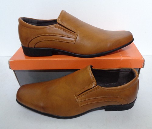 Mens tan new shoes slip - mens,
