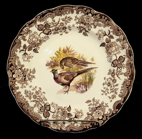 Royal worcester group pheasant - group,