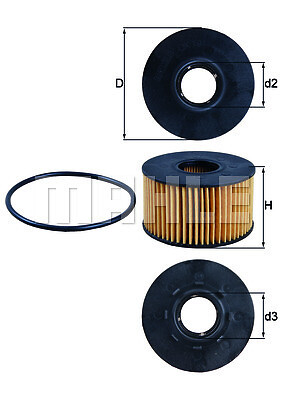 New oil filter for - oil,