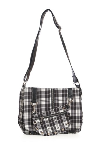 Banned apparel white tartan - apparel,