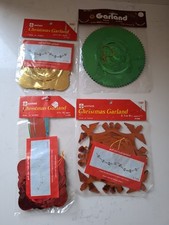 4 Vintage Foil Christmas