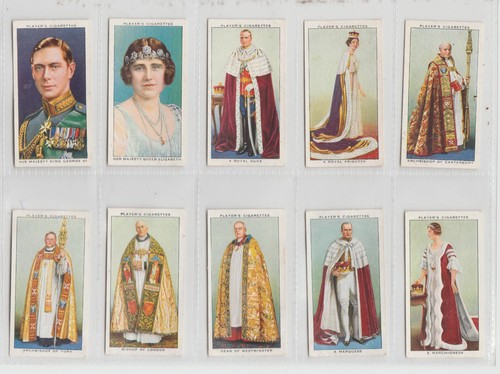Full set cigarette cards - set, 50