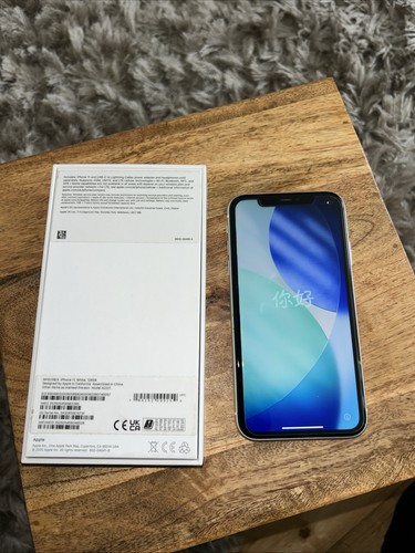 Iphone 128gb white pristine - 128gb,