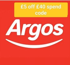 £5 off £40 spend at Argos Online voucher code & Click & Collect ALL ITEMS