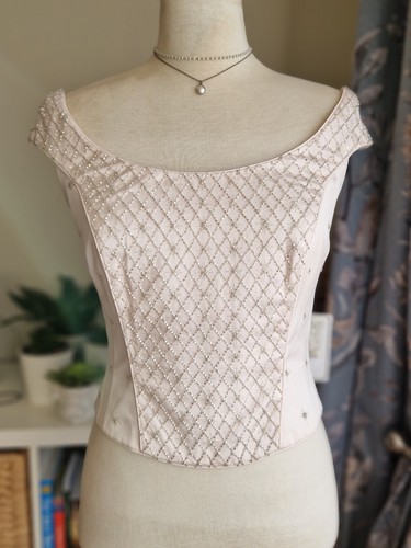 Blush pink beaded - blush, bridal