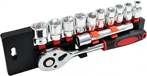 Socket wrench set piece - set, 12-piece