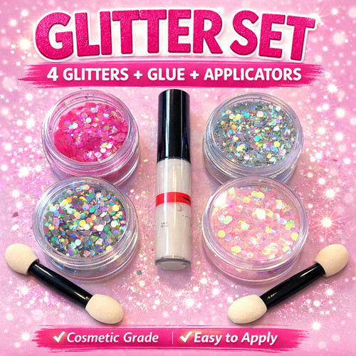Festival glitter sets pots - glitter,