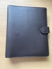 Dark Brown Leather filofax