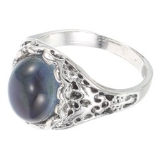  Retro Mood Ring Stone Alloy