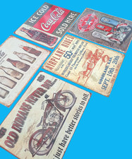 Large Tin Signs Ft Coca-Cola
