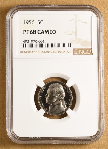 1956 proof jefferson nickel - 1956,