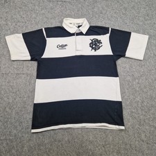 Barbarians Rugby Shirt Mens Small Black White Cotton Traders Union Top 2010