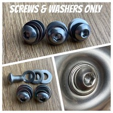 YZ 400 F YAMAHA **NEW** EXHAUST HEADER PIPE HEAT SHIELD SCREWS X3, 1998 - 99