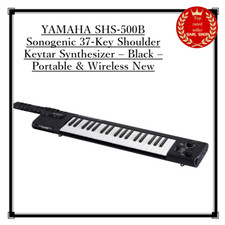 YAMAHA SHS-500B Sonogenic 37-Key Shoulder Keytar Synthesizer – Black – Portable