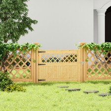 Rustic Wooden Privacy Gate -