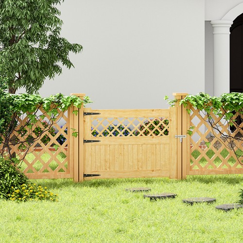 Rustic wooden privacy - privacy, gate