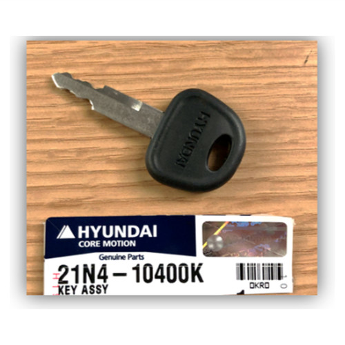 Hyundai excavator ignition key - ignition,