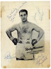 ROCKY MARCIANO Signed