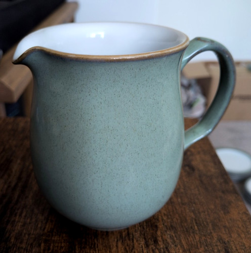 Denby regency green milk - 4"denby,