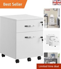 Stylish 2-Drawer Lockable File