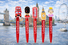 London Icons Pen Set of 5 Red