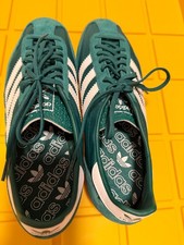 Adidas forest green and white
