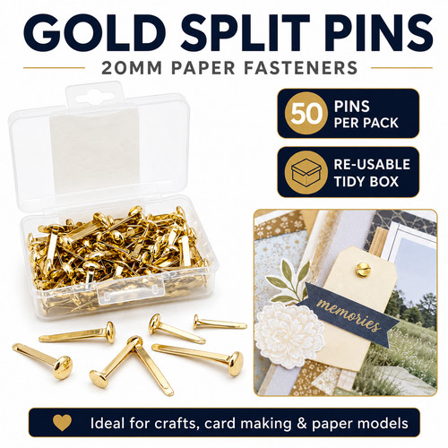 20mm split pins paper - split,
